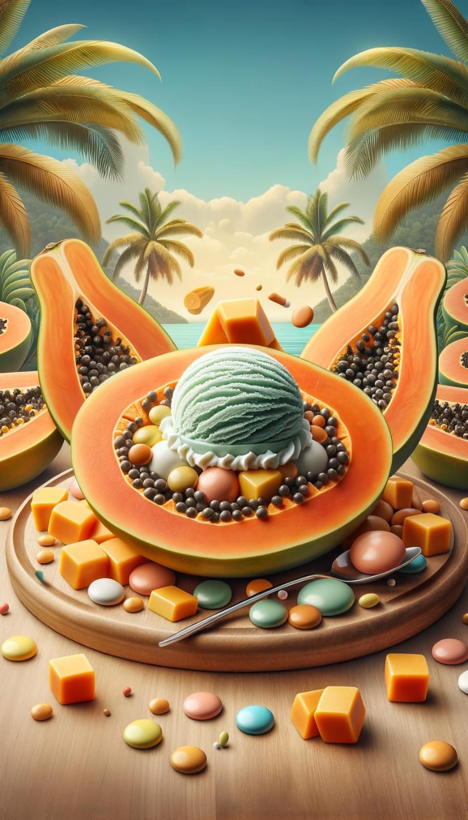 PAPAYA CRUSH 🍭🍧🥭🥭